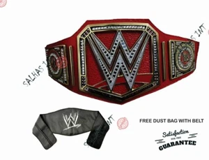 NEW Universal Championship Title Belt Wrestling Belt Red Adult Size Replica 6MM - Picture 1 of 6