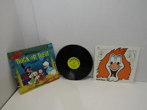 Walt Disney's Trick Or Treat 1974 Disneyland 1358 Insert Masks 33rpm Strong VG+ - Picture 1 of 8