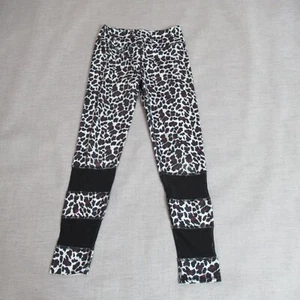 Z by Zella Leggings Juniors Size L 10-12 Leopard Print Stretch Active Yoga Pants - Picture 1 of 9