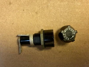 NOS Vintage Buss Fuse Holder 1970s Bayonet-style full-size for stereo amp (Qty) - Picture 1 of 10