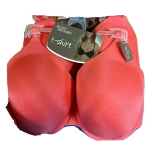 Secret Treasures Coral T Shirt Bra Padded Underwire SIZES 34B, 34D - Picture 1 of 1