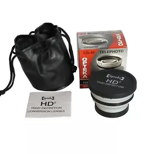 Opteka 2.2x AF Telephoto Platinum Series High Definition 52mm HD2 with Pouch Box - Picture 1 of 6