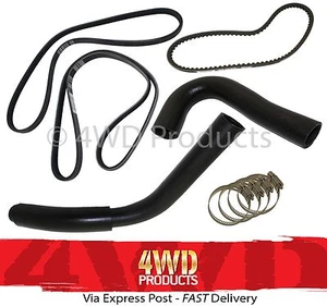 Radiator Hose & Belt SET for Mitsubishi Triton MK 3.0-V6 6G72 24V (96-06) - Picture 1 of 1