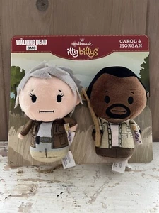 Peluche Hallmark The Walking Dead AMC Itty Bittys CAROL & MORGAN NUEVOS CON ETIQUETAS Juguetes 2019 G1 - Imagen 1 de 3