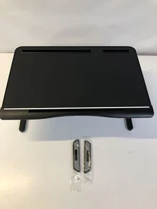 Regulowany stolik do łóżka Stolik na laptopa 60x40cm Czarny Regulacja wysokości i kąta ba - Zdjęcie 1 z 8