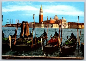 AK Venedig Italien Gondelreihe Sankt Georg Insel 42 - Bild 1 von 2