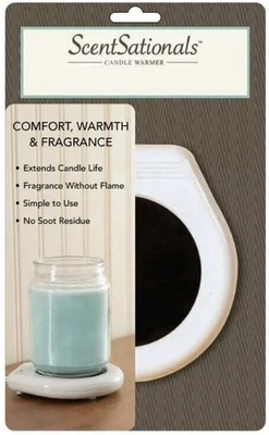 Calentador de velas ScentSationals placa eléctrica, aceites aromáticos enchufables popurrí de cera Foto 1 de 4