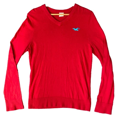 Suéter vintage Y2k Hollister bordado logotipo de pájaro para mujer L Abercrombie Fitch Foto 1 de 4