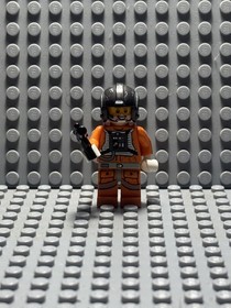 LEGO Star Wars SNOWSPEEDER PILOT ZEV SENESCA Dark Gray Helmet SW0826 (75144)