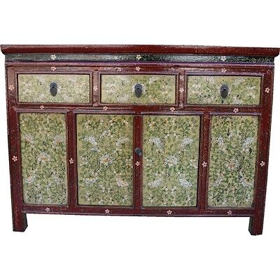Original Painted Tibetan Sideboard Cabinet (29-039) • 1,750$