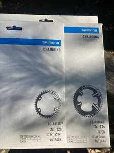 New Shimano Ultegra FC-R8100 Chainrings Pair 52/36t 12 Speed - Picture 1 of 7