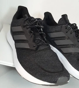 Mens Adidas Adiwear Cloudfoam Comfort Shoes Black Gray Grey Low Shaft Size 11.5 - Picture 1 of 20