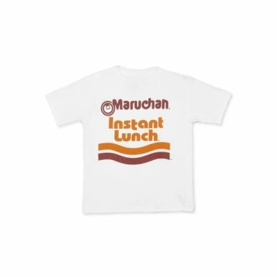 Camiseta de manga corta de algodón Maruchan para niños talla XXL 18 blanca Foto 1 de 4