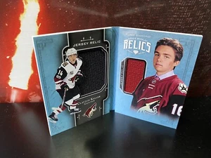 2017-18 Upper Deck Black Diamond CLAYTON KELLER Rookie Relic Booklet LTD /199 - Bild 1 von 2