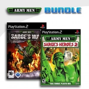 PS2 / Sony Playstation 2 - Army Men: Sarge's War + Sarge's Heroes 2 mit OVP - Bild 1 von 1