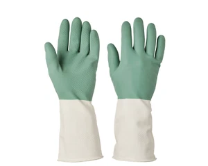 IKEA RINNIG  Green Cleaning Gloves Latex Size M, Brand New - Picture 1 of 5
