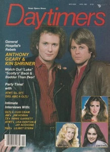 Daytimers soap opera Apr 1982 ANTHONY GEARY-KIN SHRINER-JAMES HORAN-JAY ACOVONE - Foto 1 di 2