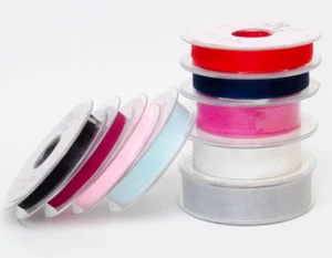 Organza Ribbon Party Wedding Decorations 10mm, 15mm, 25mm, 40mm Sheer - Picture 1 of 15