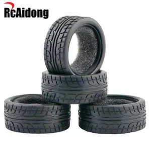 1/10 RC Rubber Tires for Tamiya TT-01/TT02/TT-01E/TL01/TA06/XV01/TT02D/TA07/TB04 - Picture 1 of 4
