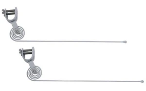 70200 Chrome Curb Feelers 1950's 1960's Style - Pack of 2 CARS AND TRUCK - Picture 1 of 1