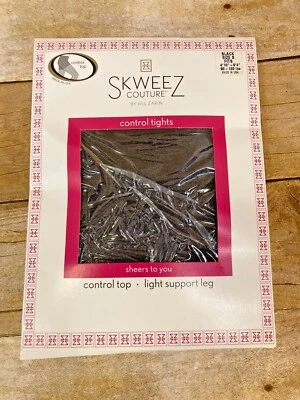 SKWEEZ COUTURE By JILL ZARIN MEDIAS CONTROL TOP #7984 NEGRO PEQUEÑO $15 ⭐️NUEVO CON ETIQUETAS⭐️ Foto 1 de 4