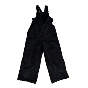 Swiss Tech Black Ski Snow Overalls Size XS 4/5 Insulated Warm - Picture 1 of 10