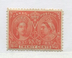 Canada 1897 20 cents Jubilee mint o.g. hinged - Picture 1 of 1