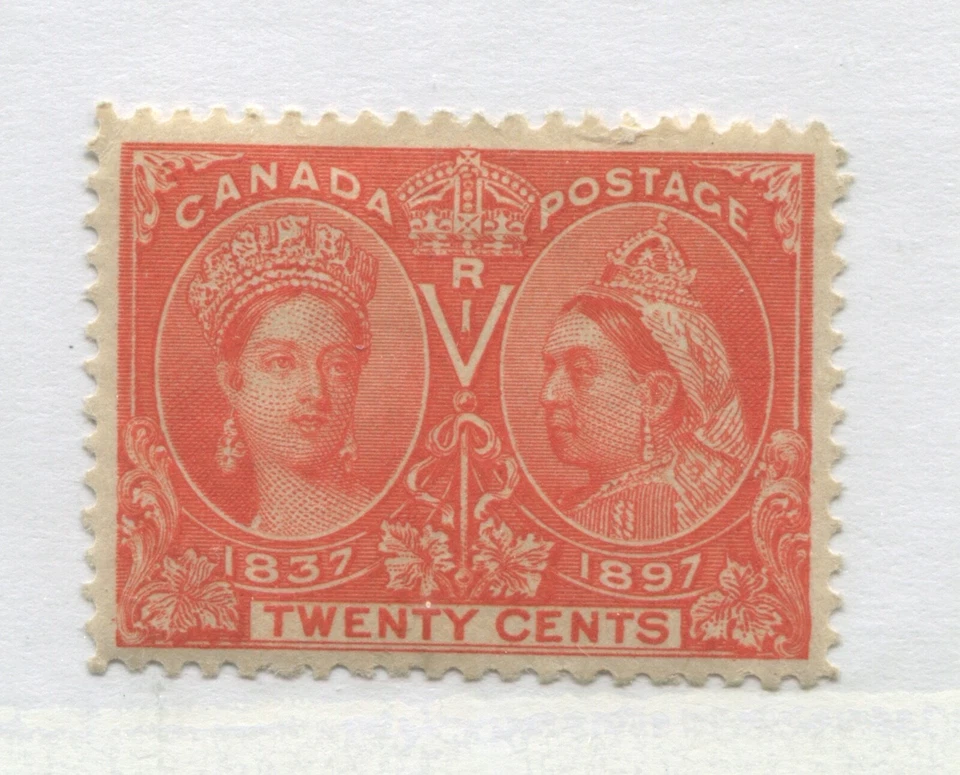 Canada 1897 20 cents Jubilee mint o.g. hinged - Image 1 of 1