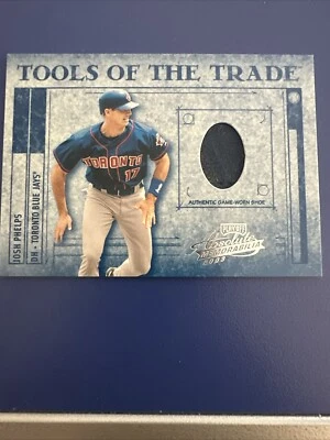 2003 Playoff Absolute Tools of the Trade Josh Phelps Zapato Usado en Juego/125 Jays Foto 1 de 4