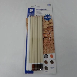 Staedtler 100P-SBK6 Mars Lumograph Pastel Pencil Pack of 6 - NEW - Picture 1 of 2