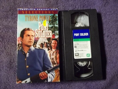 PONY SOLDIER-TYRONE POWER(CANADIAN MOUNTIE)-BASED ON A TRUE STORY FROM 1876- VHS - Image 1 of 2