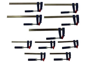 10 x Schraubzwinge Set 150x50 + 300x80 Zwinge Klemmzwinge Einhandzwinge - Bild 1 von 2