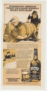 Jim Beam Sour Mash Whiskey Vintage Print Ad 1978 A54 - Bild 1 von 1