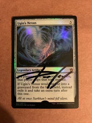 MTG Magic Ugin's Nexus FOIL Signed Artist Proof x1 Khans Of Tarkir Sam Burley - Image 1 of 2