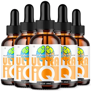 (5 Pack) Ultra IQ Drops - Advanced Brain Health & Cognitive Support Supplement - Picture 1 of 6
