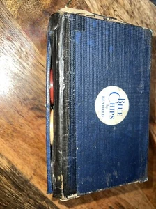 Blue Chips By Renfield Casino Style Poker Chips No Cards Incomplete Sold As Is - Picture 1 of 4