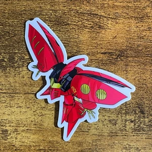 AMX-004 Qubeley (Ple Two colors) 3" contour cut vinyl sticker - Picture 1 of 2