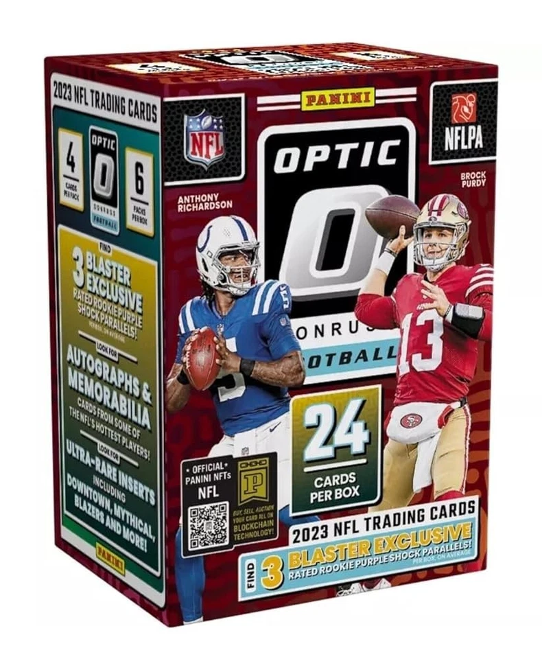 Caja bláster sellada de fábrica de fútbol óptico Panini Donruss 2023 Foto 1 de 1
