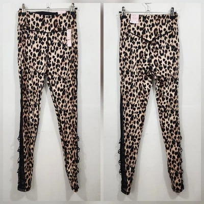 NEW Victoria's Secret Incredible Essential Legging Leopard Print High-Rise Sz 4 - Image 1 of 4