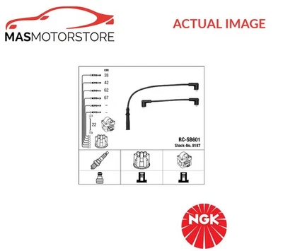 IGNITION CABLE SET LEADS KIT NGK 8187 P NEW OE REPLACEMENT - Image 1 of 4