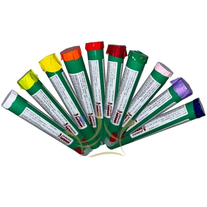 Fumogeni colorati alta intensità per eventi stadio baby shower vari colori - Immagine 1 di 1