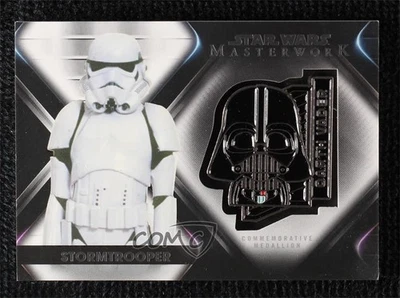 2021 Topps Star Wars Masterwork Character Medallions Stormtrooper #CM-SV 1cc7 - Image 1 of 3