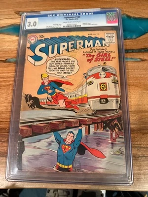 Superman #123 (DC Comics August 1958) supergirl tryout - Image 1 of 2