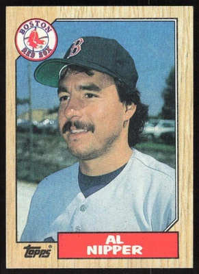 Al Nipper 1987 Topps: #617 Boston Red Sox - Image 1 of 2
