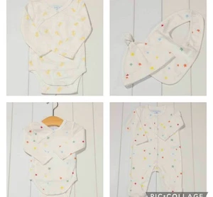 0-3 Months Baby Boy / Girl Gift Set 100% Cotton - Picture 1 of 6