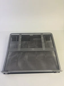 Rubbermaid Rolodex Adjustable Laptop Stand/Riser Aluminum Mesh 13” X 11" - Picture 1 of 10