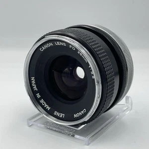 Canon FD 28mm f3.5 lens Wide Angle Breechlock Chrome From Japan - Picture 1 of 9