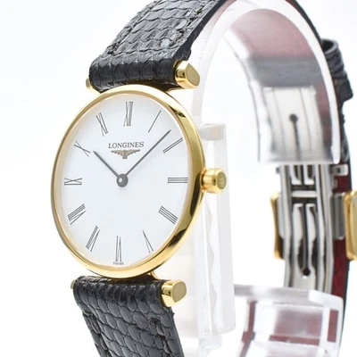 [E+5] Longines Grand Classic L4.209.2 24mm White Dial Quartz Women's Watch Japan - image 1 of 4