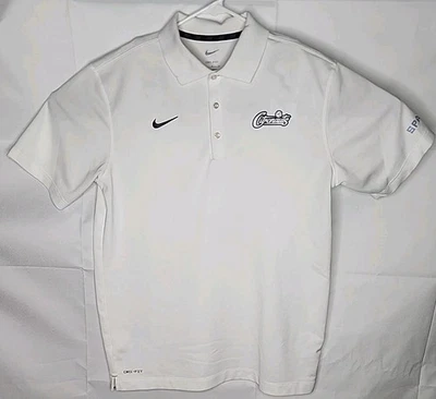 Nike UCF Knights Citronauts Space U Golf Polo Shirt Mens Medium White Polyester  - Image 1 of 3