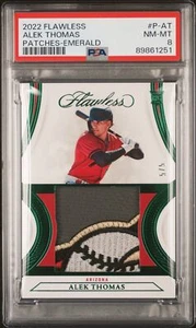 2022 einwandfrei #P-AT Alek Thomas - Patches Emerald 5/5 - PSA 8 - Diamondbacks - Bild 1 von 2